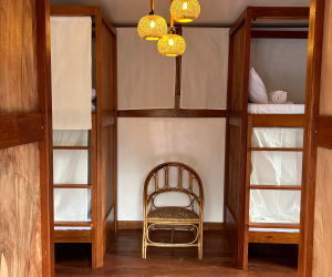 Surf Traveler Single bed space- Availability of bedspace depends on our renovation schedule. Please message us on instagram to inquire
